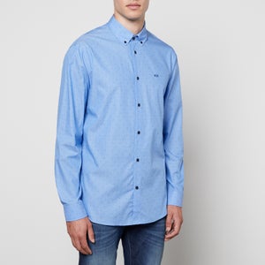 Armani Exchange Embroidered Cotton Shirt