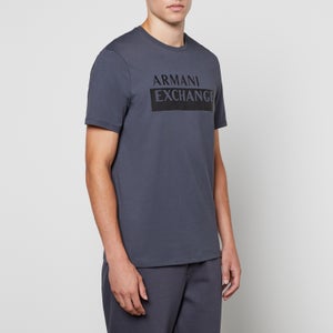 Armani Exchange Tape Logo Cotton-Jersey T-Shirt