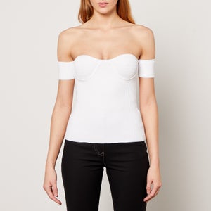Helmut Lang Women's Contour Pinched Top - White