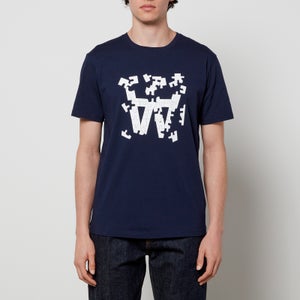 Wood Wood Men's Ace Puzzle T-Shirt - Navy