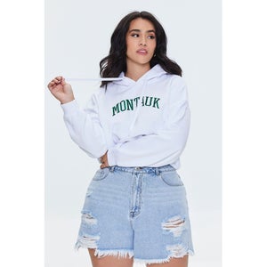 Plus Size Embroidered Montauk Hoodie