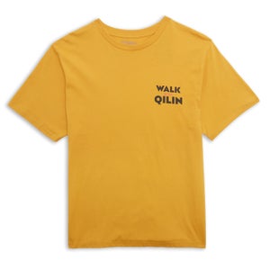Animales Fantásticos Caminata del Qilin Camiseta unisex - Mostaza