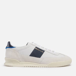 PS Paul Smith Men's Dover Leather Running Style Trainers - White