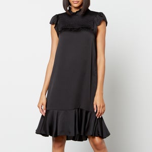 See By Chloé Tiered Satin Dress
