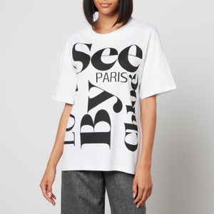 See By Chloé Logo-Print Cotton-Jersey T-Shirt