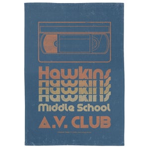 Stranger Things Hawkins A.V. Club Tea Towel