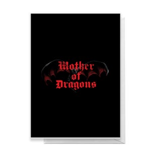Tarjeta de felicitación de Juego de Tronos Mother Of Dragons