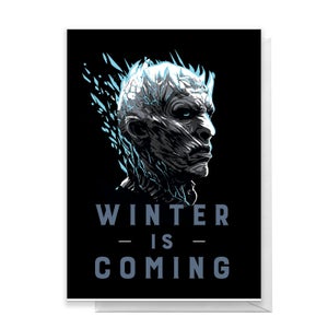 Winter Is Coming Greetings Card