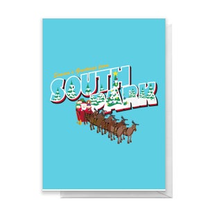 South Park Seasons Greetings Greetings Card