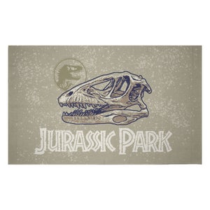Jurassic Park Fossil Head Woven Rug