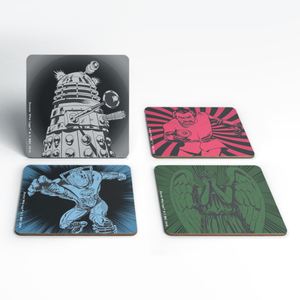Doctor Who Iconic Monster Coaster Set