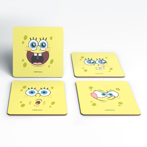 Spongebob Squarepants Spongebob Faces Coaster Set