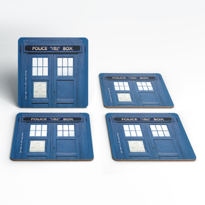 Doctor Who Tardis Coaster Set