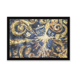 Doctor Who Van Gogh Painting Entrance Mat