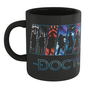 Doctor Who 13 Doctors Mug - Black