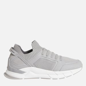 Calvin Klein Ribbed-Knit Running Trainers