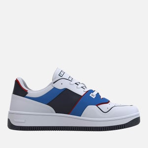 Tommy Jeans Men's Archive Basket Faux Leather and Leather Trainers