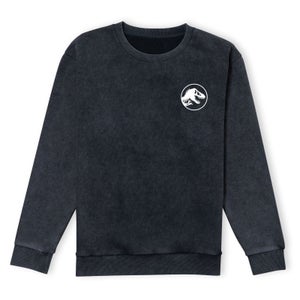 Universal x IWOOT Circle Mono Logo Sweatshirt - Black Acid Wash