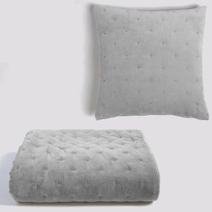 ïn home Cotton Velvet Bundle - Silver (Worth £85.00)