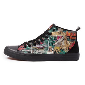 Akedo x Jurassic Park Raptor Kids' All Black Signature High Top