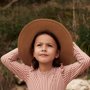 Liewood Elle Capri Straw Boater Hat