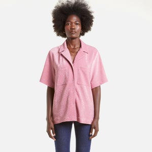 Never Fully Dressed Women's Pink Lurex Lulu Blouse - Pink