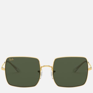 Ray-Ban Square Oversized Metal Sunglasses - Gold