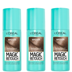 L’Oréal Paris Magic Retouch Brown Root Concealer Spray Trio Bundle
