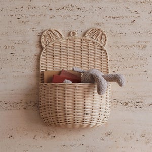 Liewood Iben Wall Basket - Natural - One Size