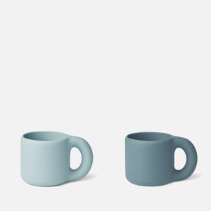 Liewood Kylie Cup 2-Pack - Sea Blue/Whale Blue Mix - One Size