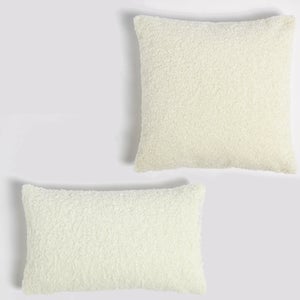 ïn home Faux Sheep Skin Cushion Bundle - White (Worth £50.00)