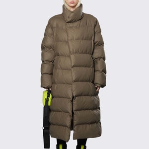 Rains W Quilted Coated-Shell Padded Coat