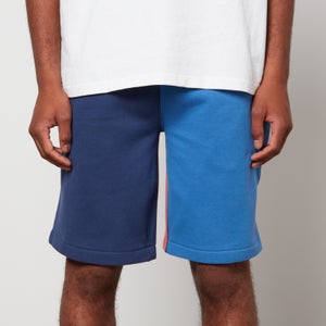 Polo Ralph Lauren Colour-Block Fleece-Back Cotton-Jersey Shorts