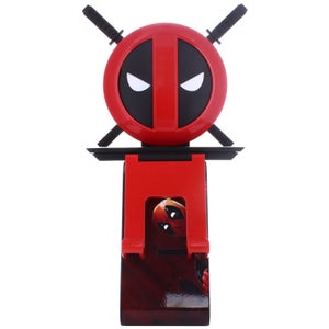 Cable Guys Marvel Deadpool Emblem Light Up Ikon Controller and Smartphoner Stand