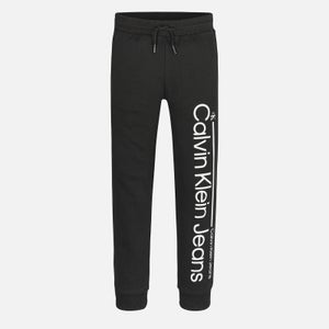 Calvin Klein Boys' Inst. Lined Logo Sweatpants - Black