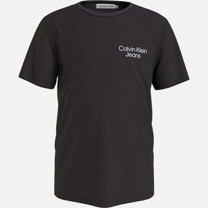 Calvin Klein Boys’ Stack Cotton-Jersey T-Shirt
