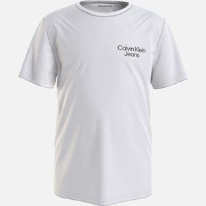 Calvin Klein Boys' Logo Cotton-Jersey T-Shirt