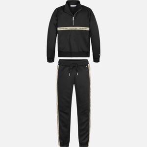 Calvin Klein Boys’ Logo Detail Satin-Jersey Tracksuit Set