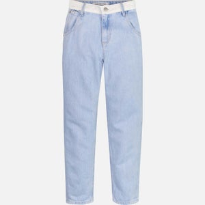 Calvin Klein Girls’ Relaxed Barrel Denim Jeans