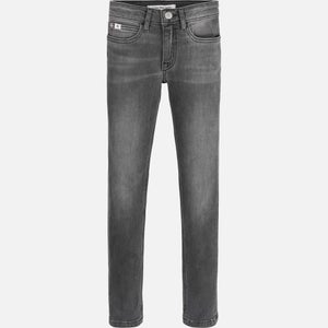 Calvin Klein Girls’ Mid-Rise Skinny Stretch-Denim Jeans