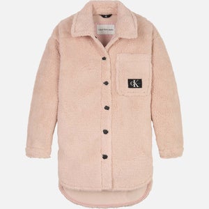 Calvin Klein Girls’ Monogram Teddy-Fleece Jacket