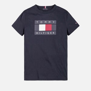 Tommy Hilfiger Designer Logo Cotton-Jersey T-Shirt