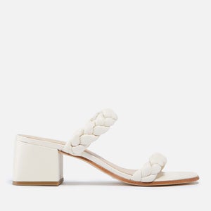 Kate Spade New York Women's Juniper Leather Block Heeled Sandals - White