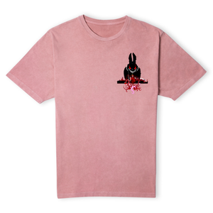 Grimmfest 2022 Easter Bunny Unisex T-Shirt - Pink Acid Wash