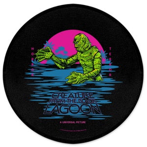 Universal Monsters Creature From The Black Lagoon Round Bath Mat