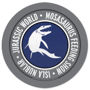 Alfombra de baño redonda Mosasaurus Feeding Show de Jurassic Park