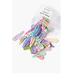 Assorted Snap Hair Clips - 50 pck