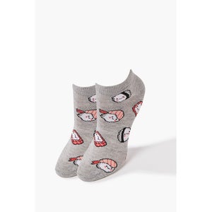 Sushi Print Ankle Socks