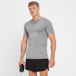 MP vīriešu bezvīļu t-krekls ar īsām piedurknēm “Tempo” — Pelēks