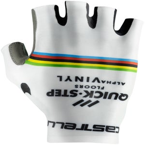 Castelli Quick-Step Alpha Vinyl Pro Team Competizione World Champion Gloves